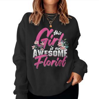 Gardening This Girl Is A Great Flower Shop Women Sweatshirt - Monsterry AU