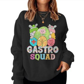 Gastro Squad Easter Gnomes Endoscopy Nurse Crew Women Sweatshirt | Mazezy