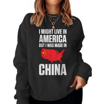 Ideas For Chinese American Asian Pride Women Women Sweatshirt - Monsterry AU