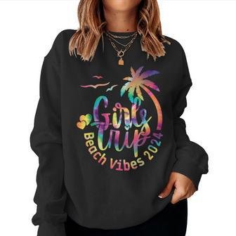 Girls Weekend Girls Trip Beach Vibes 2024 Women Sweatshirt - Monsterry DE
