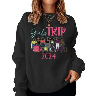 Girls Trip Black Queen Melanin African American Pride Women Sweatshirt - Monsterry CA