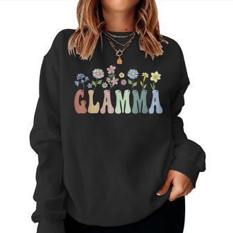 Glamma Wildflower Floral Glamma Women Sweatshirt - Seseable