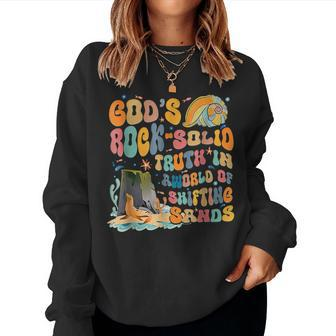 God's Rock Solid Breaker Rock Beach Vbs 2024 Christian Women Sweatshirt - Monsterry DE