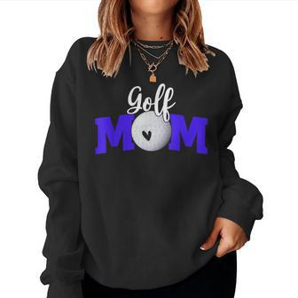 Golf Mom Cute Letter Print Cute Mother's Day Women Sweatshirt - Monsterry