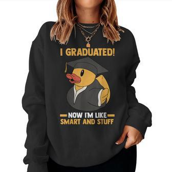 Graduate School Duck Graduation Women Sweatshirt - Thegiftio UK