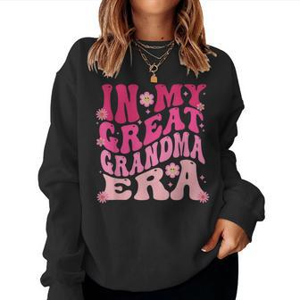 In My Grammy Era Baby Announcement Grandma Mother's Day Women Sweatshirt - Thegiftio UK