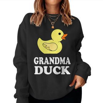 Grandma Duck Mama Rubber Duck Lover Women Sweatshirt - Monsterry