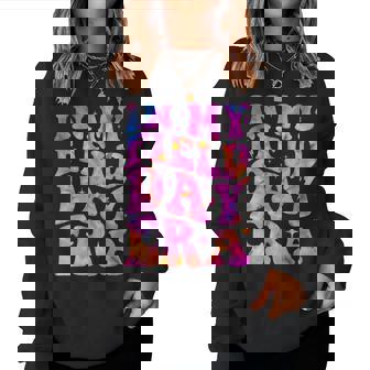 Groovy In My Field Day Era Hologram Field Day Women Sweatshirt | Mazezy