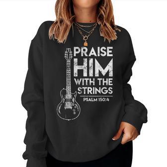 Guitar Christian Guitarist Guitar Player Women Women Sweatshirt - Monsterry DE