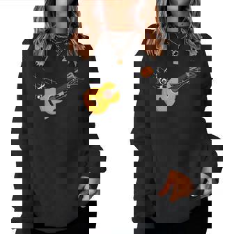 Guitarra Acústica Músico Instrumentalista Guitarrista Hombres Y Es Sudadera Mujer - Regaloses