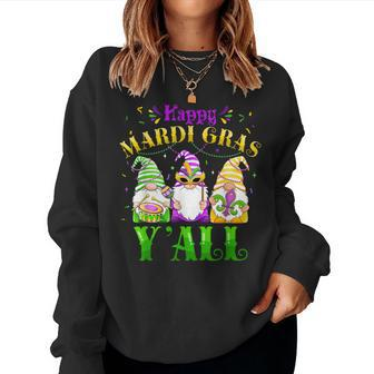 Happy Mardi Gras Y'all Cute Gnome Carnaval Men Women Sweatshirt - Monsterry AU