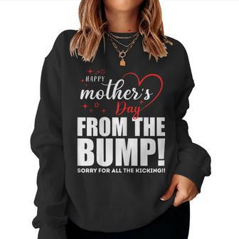 Happy Mother's Day From The Bump Pregnancy Women Sweatshirt - Thegiftio UK