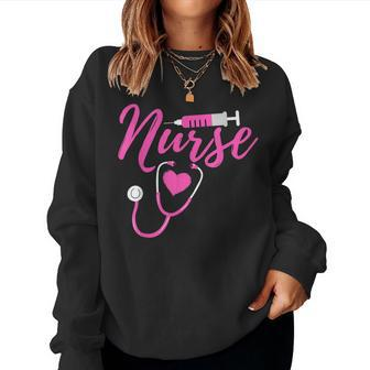 Happy Nurse Week 2023 Wound Care Nurse Rn Cna Work Mom Dad Women Sweatshirt - Thegiftio UK