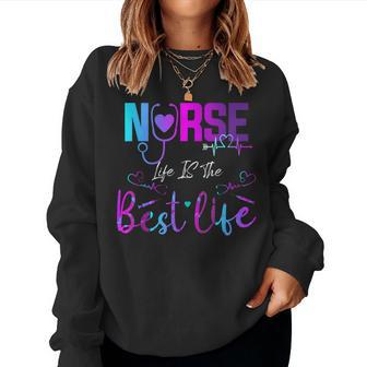 Happy Nurse's Day Nurse WeekNurse Life 2024 Women Women Sweatshirt - Monsterry DE