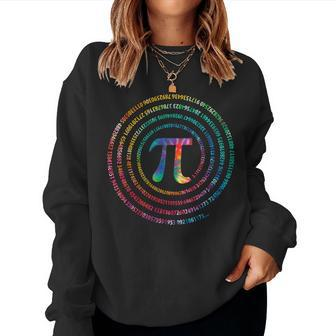 Happy Pi Day Mathematic Math Cute For Teacher Kid Vintage Women Sweatshirt - Thegiftio UK