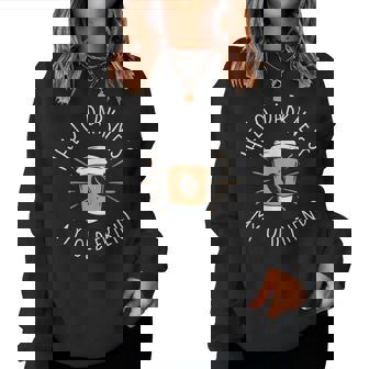 Hello Darkness My Old Friend Coffee Cup Coffee Women Sweatshirt - Monsterry