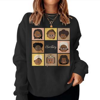 Herstory Makers African Roots Black History Month Women Sweatshirt - Monsterry UK