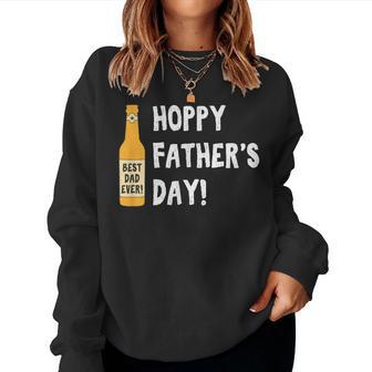 Hoppyatertag — Bester Papa Aller Zeiten — Homebrew Beer Sweatshirt Frauen - Geschenkecke