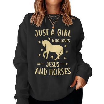 Horse For Girls Ns Horse Lovers Women Sweatshirt - Thegiftio UK