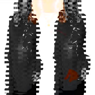 Horse Silhouette Regalos Relacionados Con El Caballo Sudadera Mujer - Regaloses