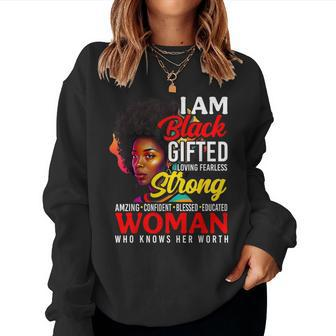I'm Blacked Strong Woman Black Girl Black History Month Women Sweatshirt - Thegiftio UK
