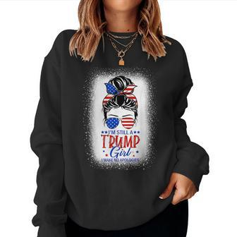 I'm Still A Trump Girl I Make No Apologies Trump 2024 Women Women Sweatshirt - Monsterry DE