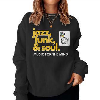 Jazz Funk & Soul Cool Hip Jazz Women Sweatshirt - Thegiftio UK