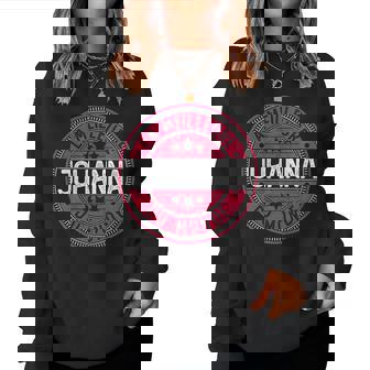 Johanna La Meilleure Johanna Du Monde S Et Filles Women Sweatshirt - Cadeauxyz