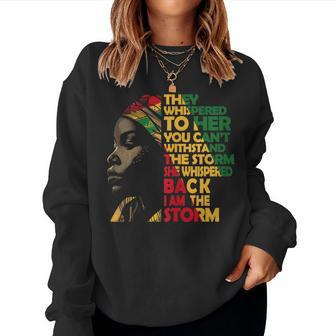 Junenth 2024 Celebrate Black Freedom History Month Women Sweatshirt - Monsterry AU