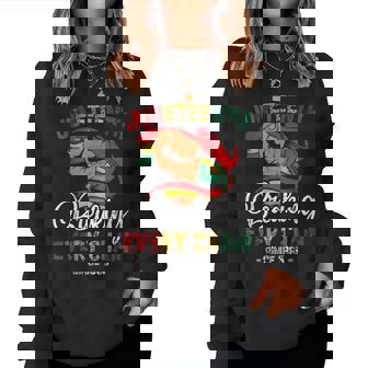 Junenth African American Freedom 1865 Men Women Sweatshirt - Thegiftio UK