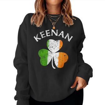 Keenan Irish Family Name Women Sweatshirt - Seseable