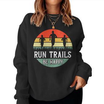Keep Hammering Mountain Trail Runner Motivational Women Sweatshirt - Monsterry CA