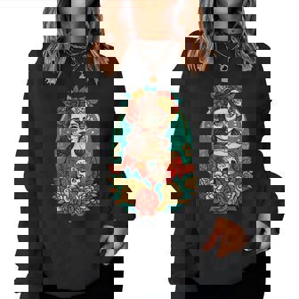 La Catrina Dia De Los Muertos Cinco De Mayo Para Sudadera Mujer - Regaloses