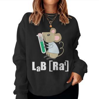 Lab Rat Science Chemistry Teacher Student Women Sweatshirt - Monsterry CA