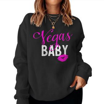 Las Vegas Girls Trip Vegas Baby Weekend Birthday Squad Women Sweatshirt - Thegiftio UK