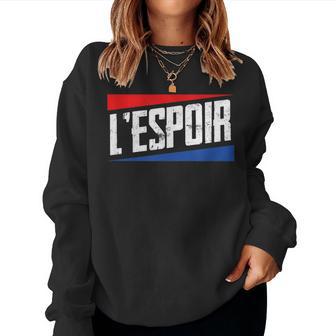 L'espoir – Hope Looking To The Future Women Sweatshirt - Monsterry