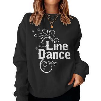 Line Dance Country Music Western Dancing Dancer Woman Girls Women Sweatshirt - Thegiftio UK
