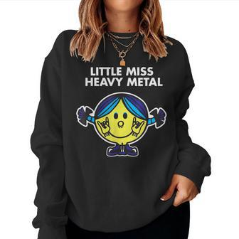 Little Miss Heavy Metal Rock & Roll Women Sweatshirt - Thegiftio UK