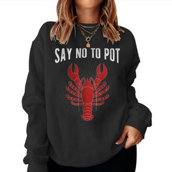 Lobster Retro Vintage Style & Women Women Sweatshirt - Monsterry DE