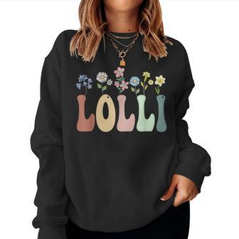 Lolli Wildflower Floral Lolli Women Sweatshirt - Seseable
