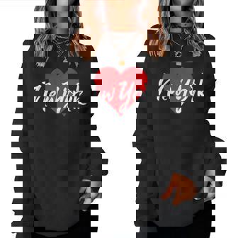 I Love New York For New York Lover Idea Women Sweatshirt - Thegiftio UK