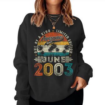 Made In June 2003 21St Birthday 21 Years Old Women Sweatshirt - Thegiftio
