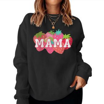 Mama Of The Berry First Birthday Strawberry Matching Couple Women Sweatshirt - Monsterry
