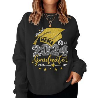 Mama Senior 2024 Proud Mama Of A Class Of 2024 Graduate Women Sweatshirt - Seseable
