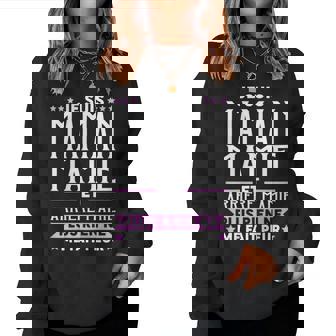 Maman Mamie Arrière Mamie Citation Pour Arrière Grand-Mère Women Sweatshirt - Cadeauxyz