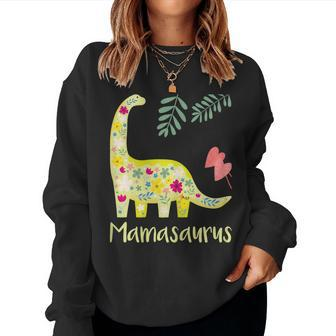Mamasaurus Cute Dino Mother Mom Dinosaur Women Sweatshirt - Monsterry UK
