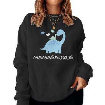 Mamasaurus Mother Mom Cute Dinosaur Women Sweatshirt - Monsterry UK