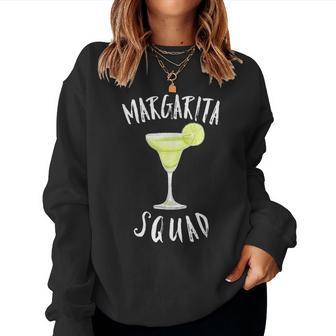 Margarita Squad Tequila Cocktail Party Of Cinco De Mayo Women Sweatshirt - Monsterry