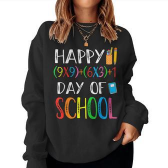 Math Formula 100 Days Of School Math Teacher 100Th Day Women Sweatshirt - Seseable