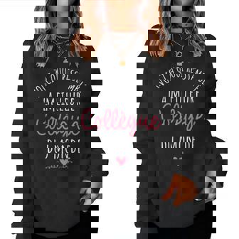 Meilleure Collègue Du Monde Humour Super Collègue De Travail Women Sweatshirt - Cadeauxyz